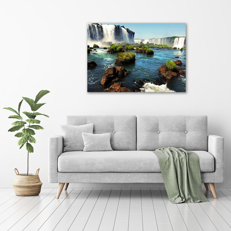 Waterfall Igaz - Wrapped Canvas Print