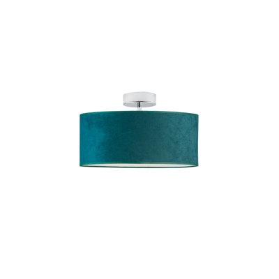 Vannatter Fabric Semi Flush Mount