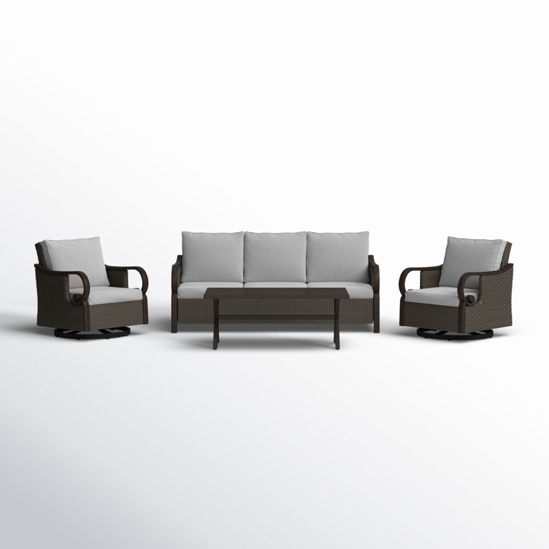Aritica 5 - Person Patio Conversation Sets with Cushions