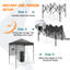 6 pi L 4 pi. D Auvent escamotable en acier avec pare-soleil-110524477