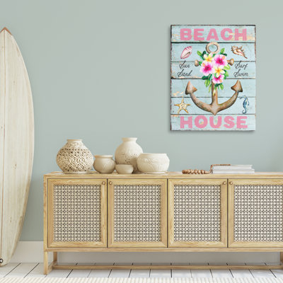Art mural sur toile rustique Beach House par Creatif Belle bp-553_CN