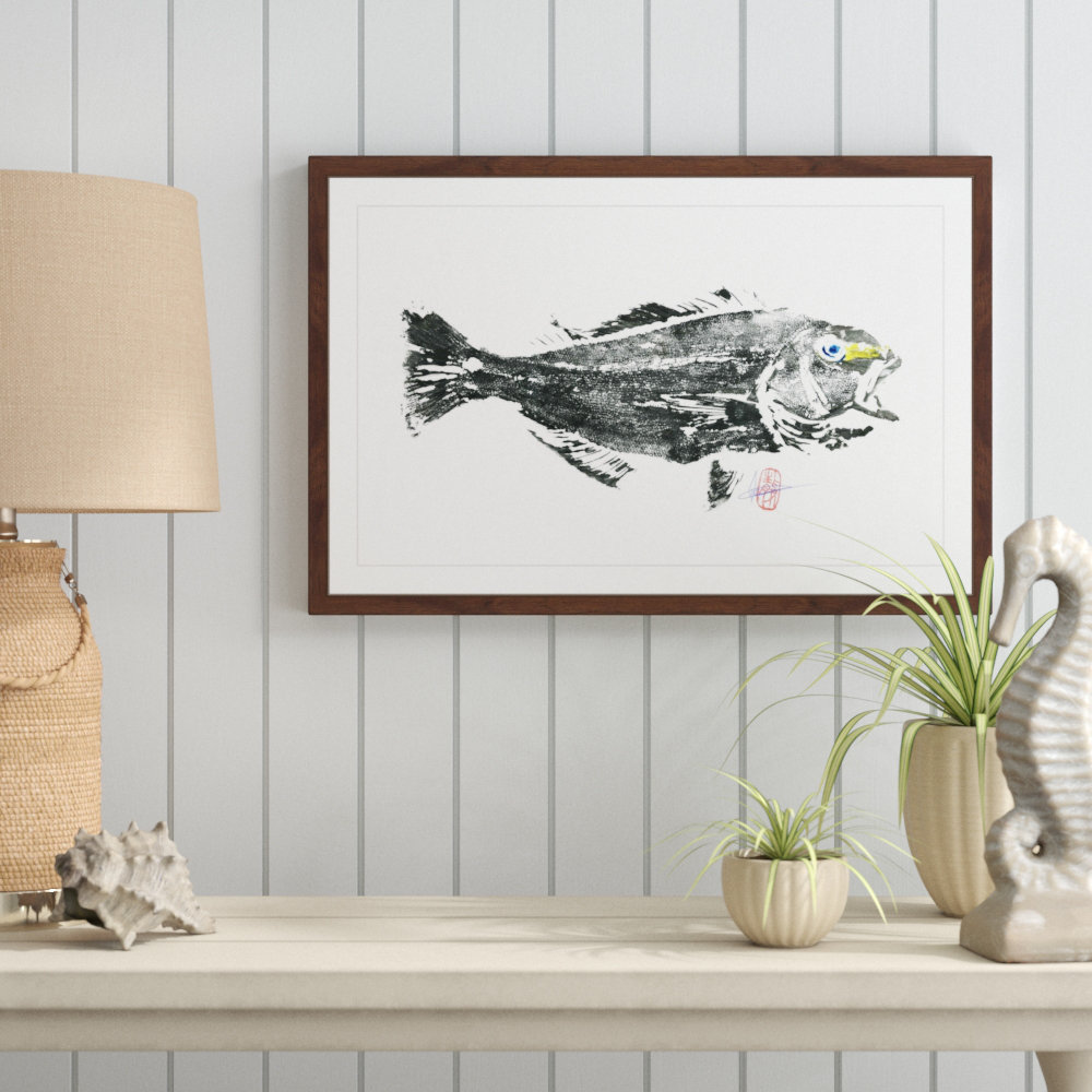 'Trevally Jack' by Andrew Clay Framed Art Print