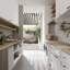 Comptoir de boucher en bois massif H banc Hevea-1279783916