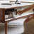 Modern solid wood rock plate coffee table-279103949
