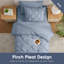 Ensemble d'édredon plissé avec draps Bed-in-a-Bag-103134064-103134075