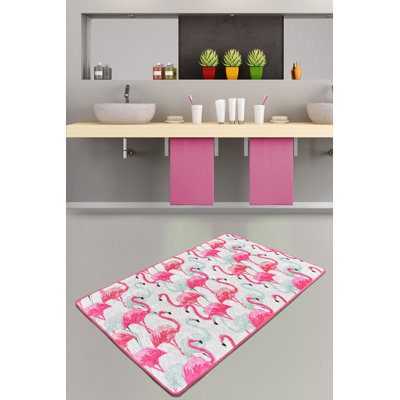 Antibacterial Non-Slip Bathmat, 100% Polyester, 31.5 x 47.2 inches | Pile Height: 0.4 inches, 20.5 oz/sq yd | Machine Washable, Easy Care, Perfect for Bathroom Safety & Comfort, Soft & Durable Design