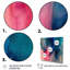 «Dequantae Blue and Pink Watercolor Mix», reproduction sur toile-1088615860-1088615819
