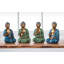 Ensemble de 4 figurines de Bouddha assis