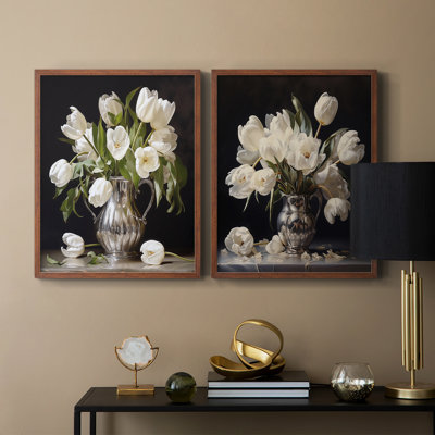 FLORAL Series DCCC-Premium Framed Print -Ready to Hang - No Nails Required - No Nails Required