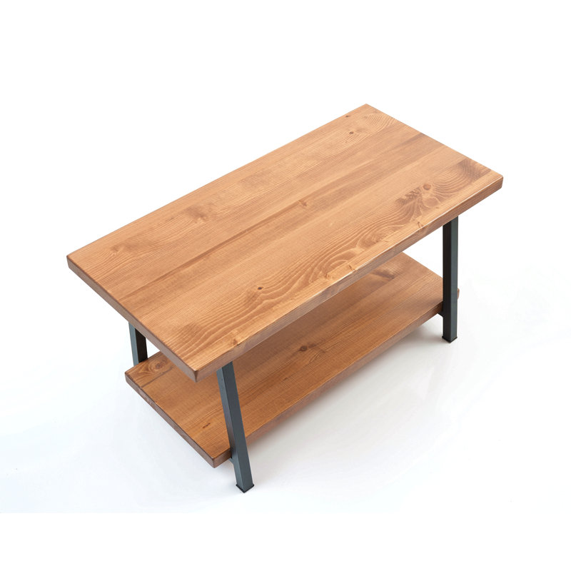 Table basse rustique en bois massif 39 po Furnish Home Store London