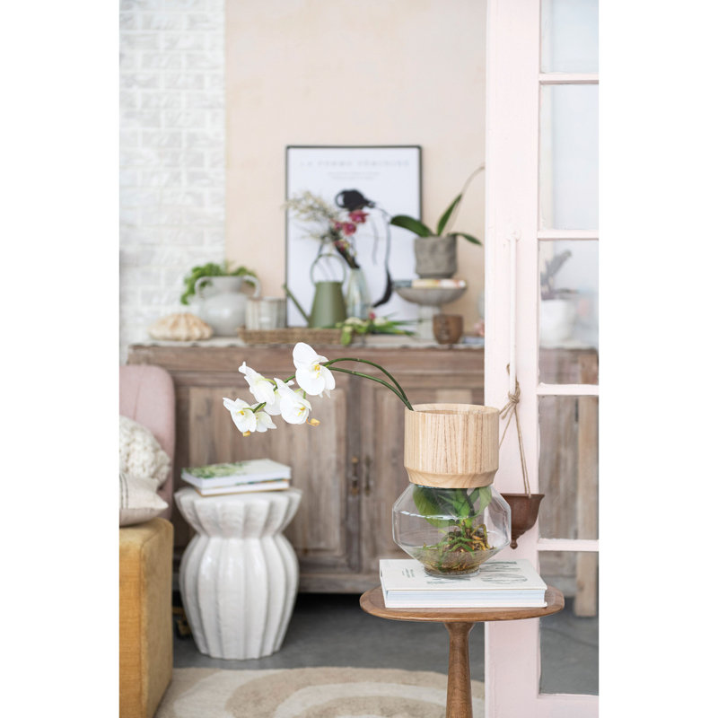 Ouragan de table en verre 12 po