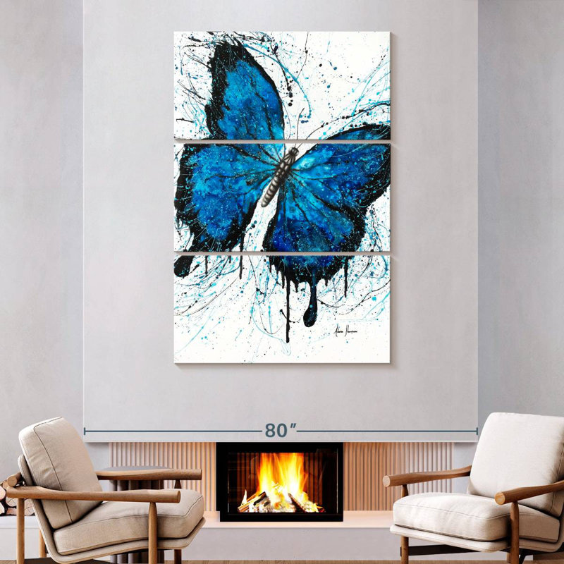 Brampt Beach Butterfly, 74" H x 48" W