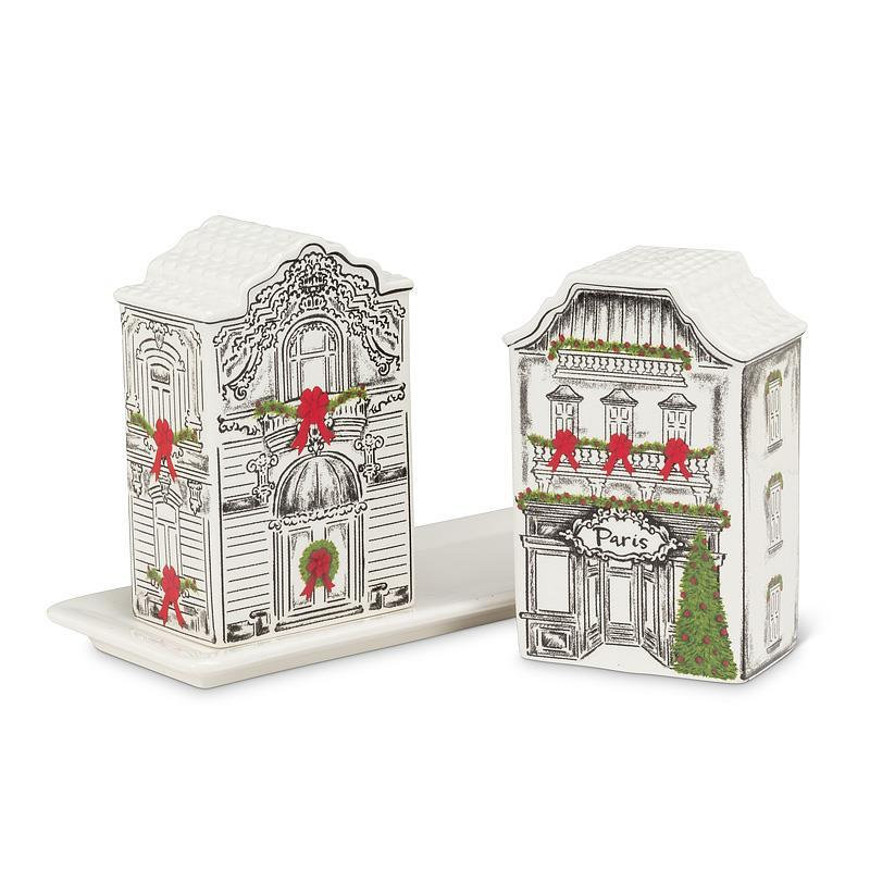 Festive Parisian Homes S&P avec plateau