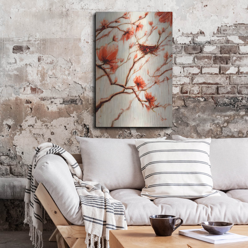 Art mural en métal luxueux «Flush With Poss possibilités» par Holly Van Hart, 24 po x 36 po, H 36 po x l 24 po