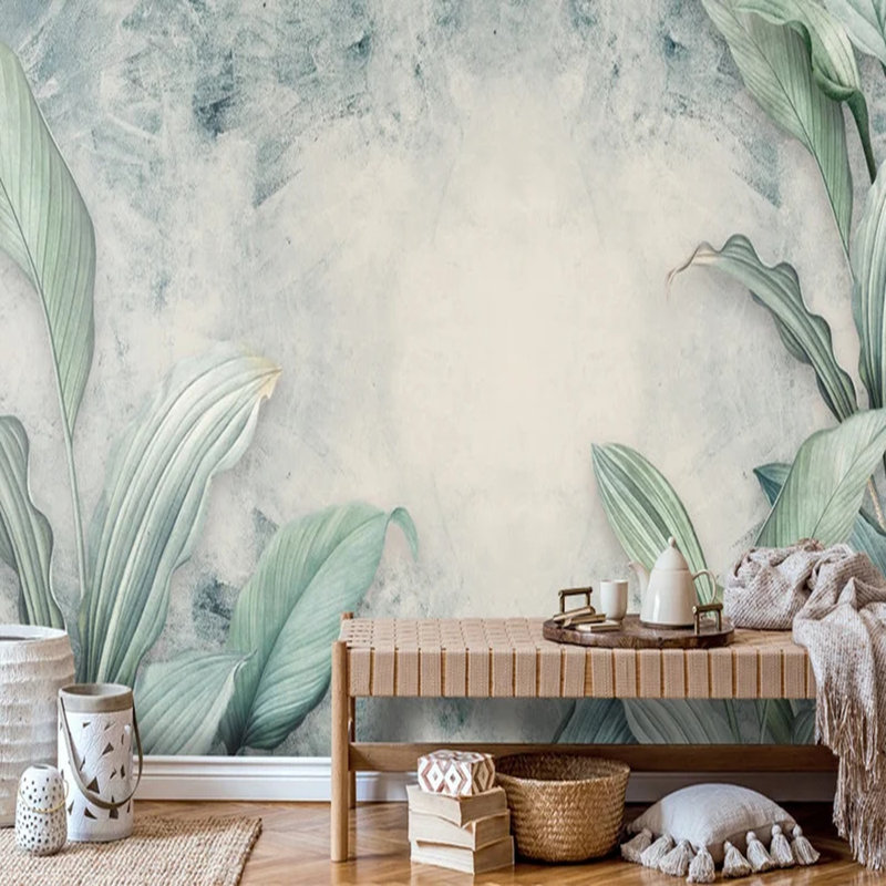 Serene Botanical Lounge, 108" L x 192" W