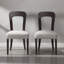 Dining Chairs Set Of 2, Upholstered Kitchen Side Chairs With Fabric Seating Solid Rubber Wood Legs, 330 LBS Weight Capacity-121093604-121093607