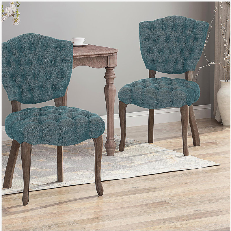 Élégant fauteuil en velours, Sarcelle