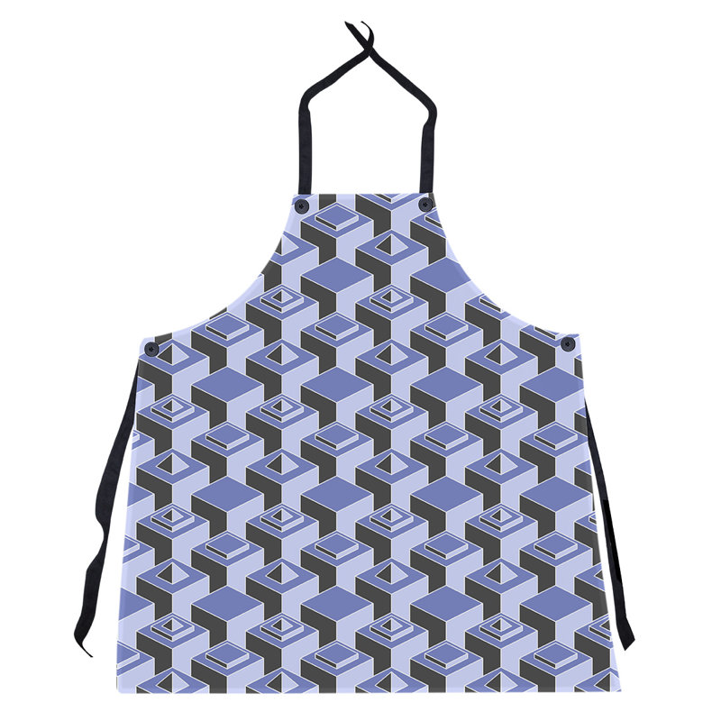 Tablier de gratte-ciels, Bleu/noir