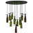 11 - Light Timeless Bronze Cluster Pendant