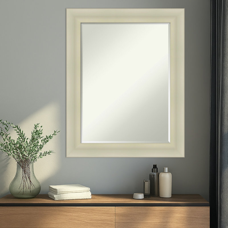 Miroir mural Oliver, Argent argent