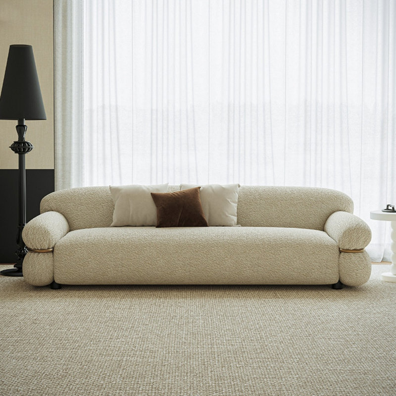 Simple and Light Luxury Designed Off-white Sofa
