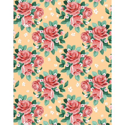 Vibrant Floral Wallpaper