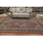 Tapis traditionnel à teinture de légumes antique 7 x 11