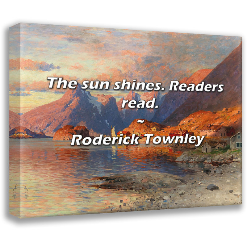 Roderick Townley Citation: Le soleil brille. Les lecteurs lisent., H 26 po x l 32 po