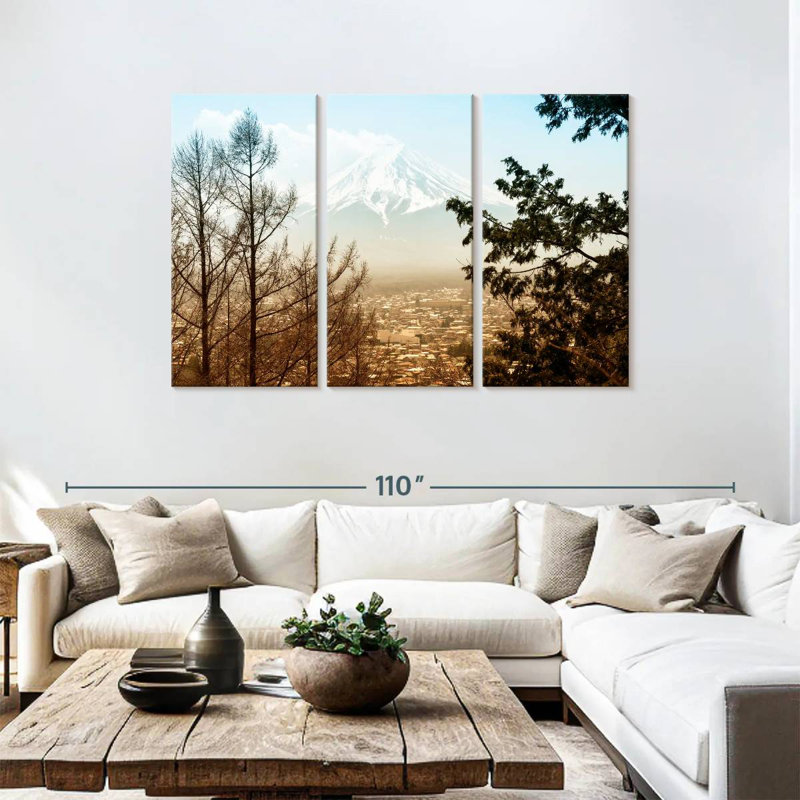 Kavia Mt. Fuji, 48" H x 74" W