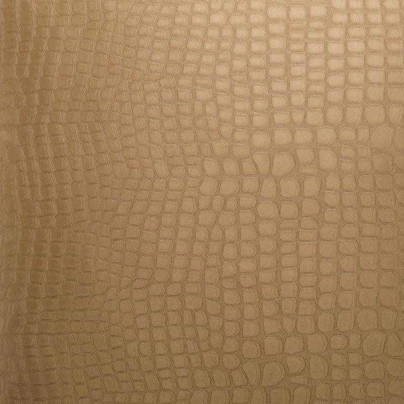 Croc Pillow Cover & Insert, Gold, Square 20"