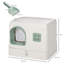 Plastic Enclosed Litter Box with Scoop