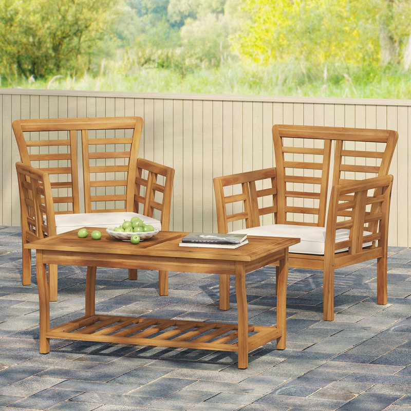 Ensemble de 2 chaises club et mobilier de patio Caydon