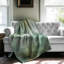 Gentle Sage Swirls - 1 Piece Premium Sherpa Blanket-101980511