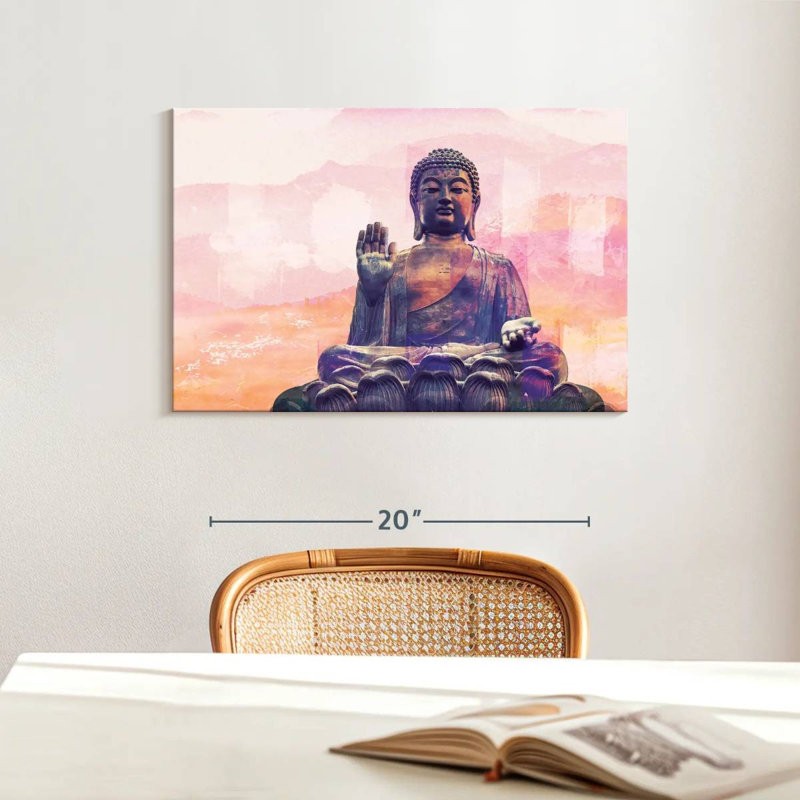 Adella Hengshan Bouddha assis, H 16 po x l 24 po