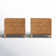 Sara Midcentury Modern 2 - Drawer Nightstand with Built-In Outlet and Solid Wood Legs (Set of 2)