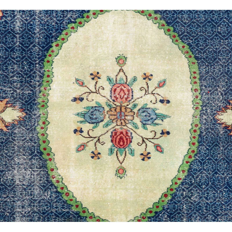 Tapis européen rétro noué à la main