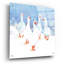  «Winter Geese» par Elle Media Group, art mural en verre acrylique, 24 po x 24 po-1080040822