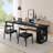 Modern Rectangular Black Solid Wood Desks-275263730