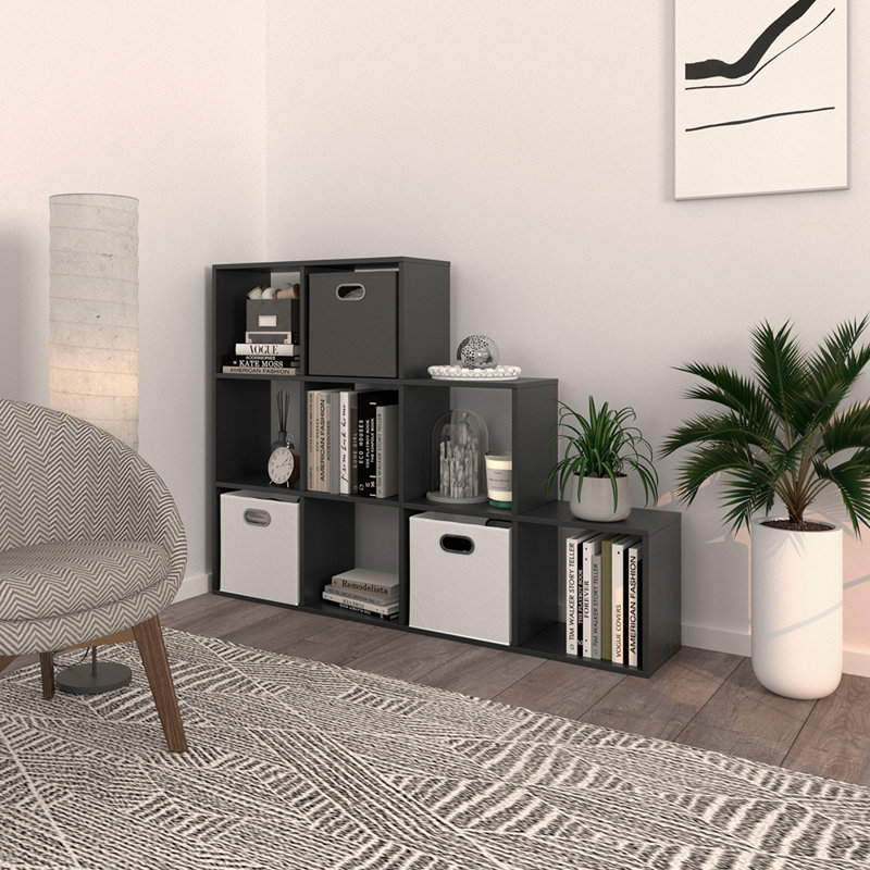 Boyko Bookcase, Dark Grey