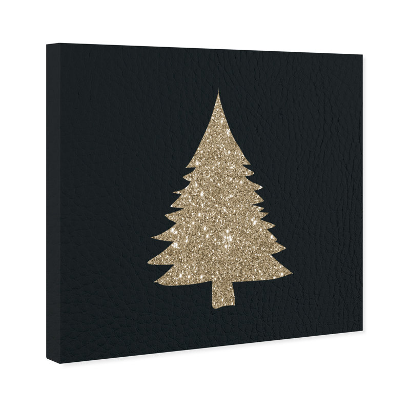 « paillettes tree silhouette », impression sur toile, H 20 po x l 20 po x P 1,5 po