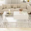 Camecia Pedestal Coffee Table with Storage-2018430512-2018430513