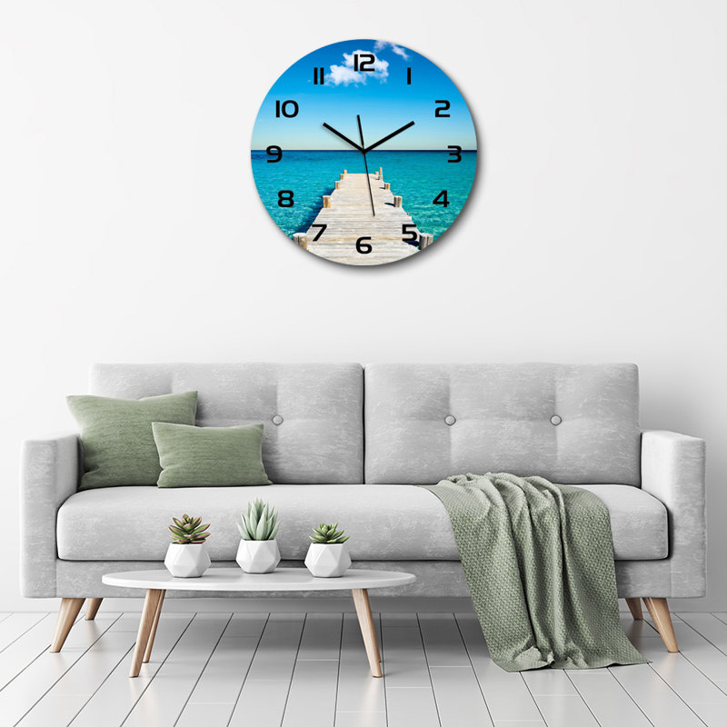 Jernoris Glass Wall Clock
