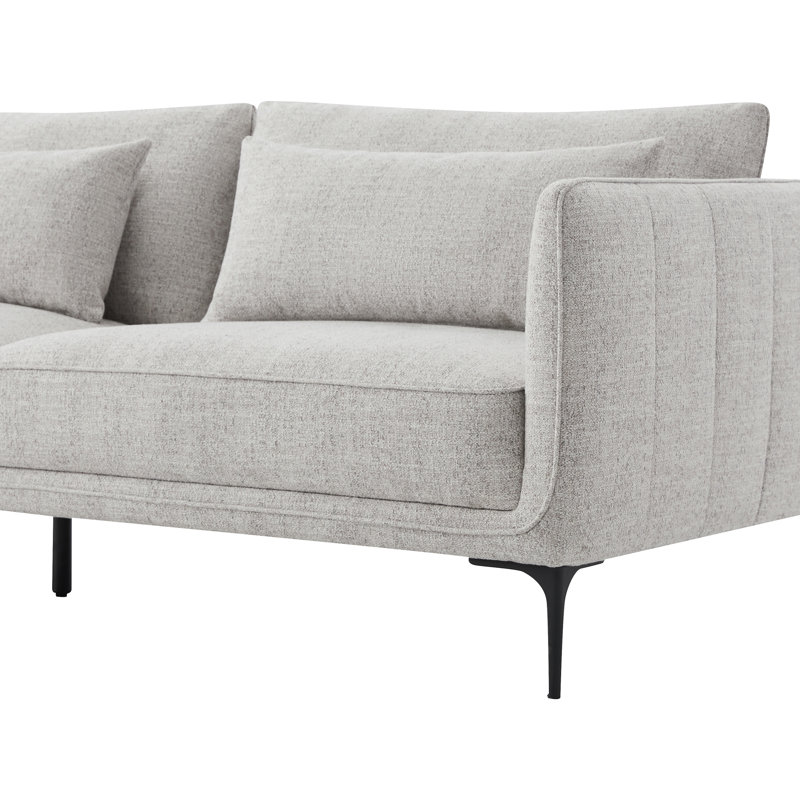 Canapé rembourré Rae, Gray Heathered
