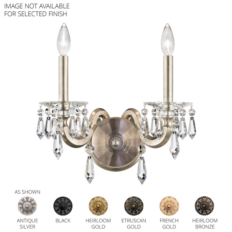 Napoli 2 - Light Candle Wall Light, Heirloom Gold