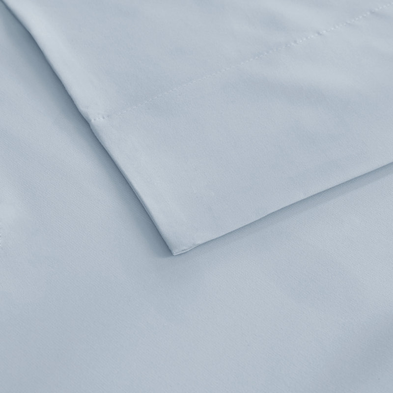 Smart All Season Microfiber Sheet Set, California King, Aqua