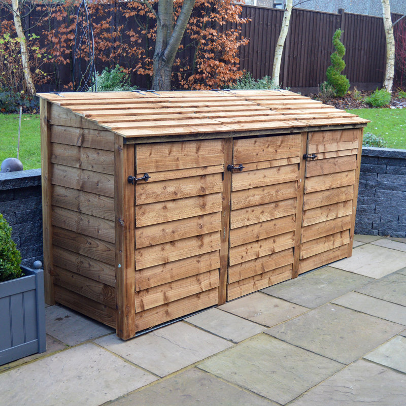 Elizabethtown Wooden Bin Store, Rustic Brown