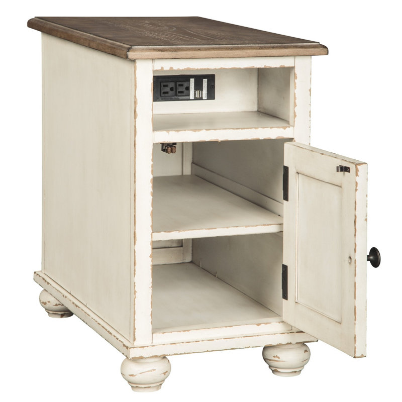 Table de bout avec rangement Cattima