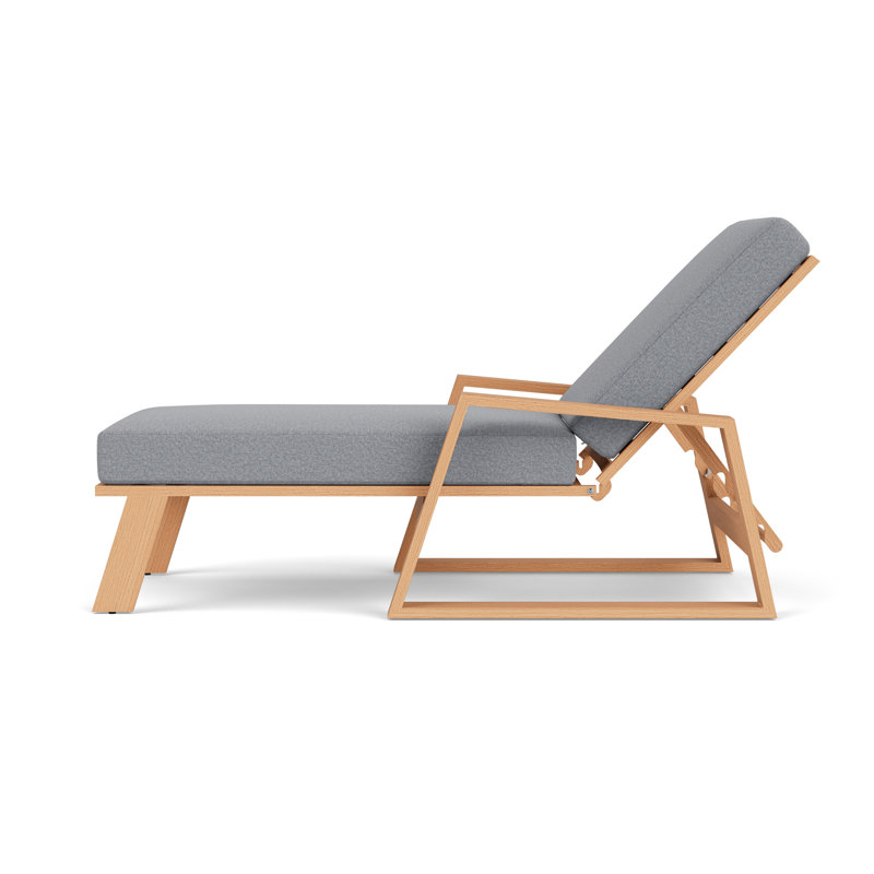 Pursuit Outdoor Chaise Lounge, Rumba Stonewashed