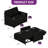 55" W Tufted Convertible Sofa Bed With Reclining Backrest & Side Pocket-2090262973