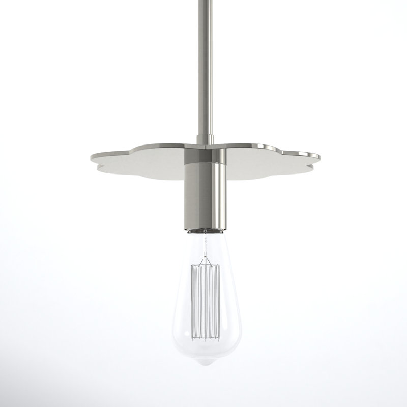 Thane 1 - Light Single Pendant, Polished Nickel